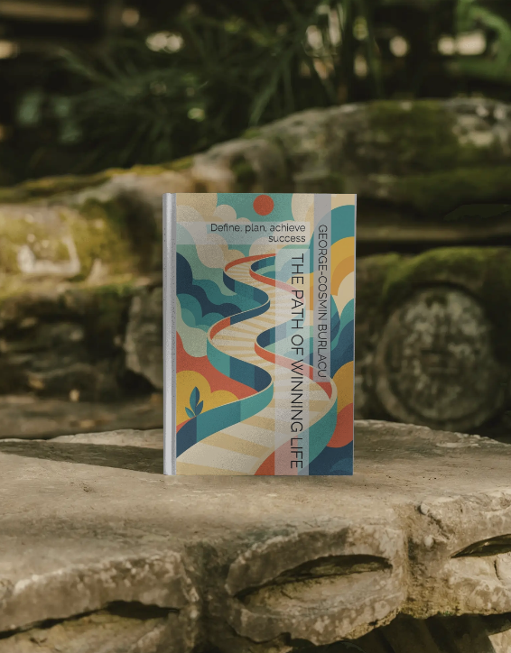 The path of winning life: Define, plan, achieve success book reading in natural scenery